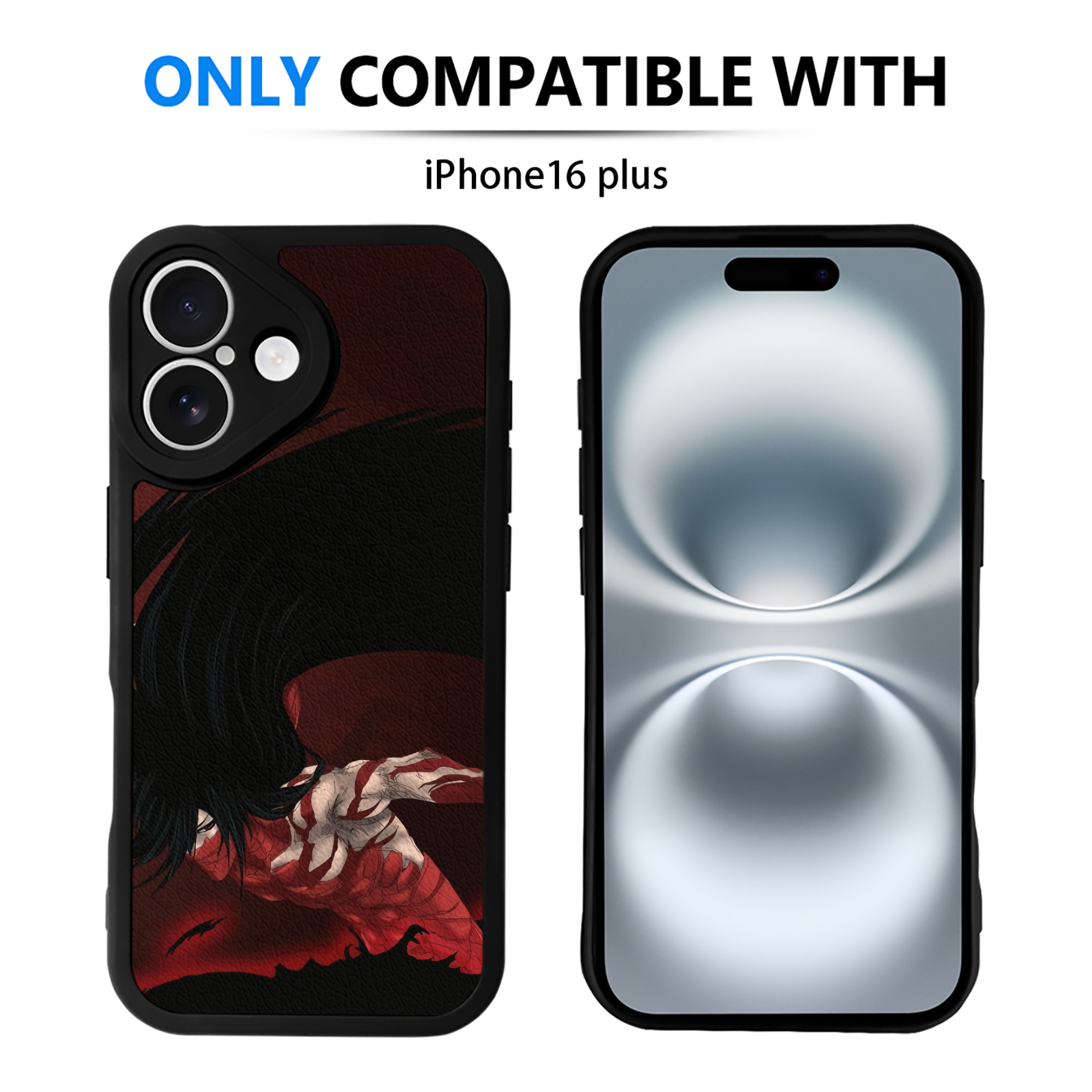 （画像用） ブリーチ BLEACH 【iPhone 16シリーズ対応】シリコンスマホケース（レザー調） 材質：シリコン